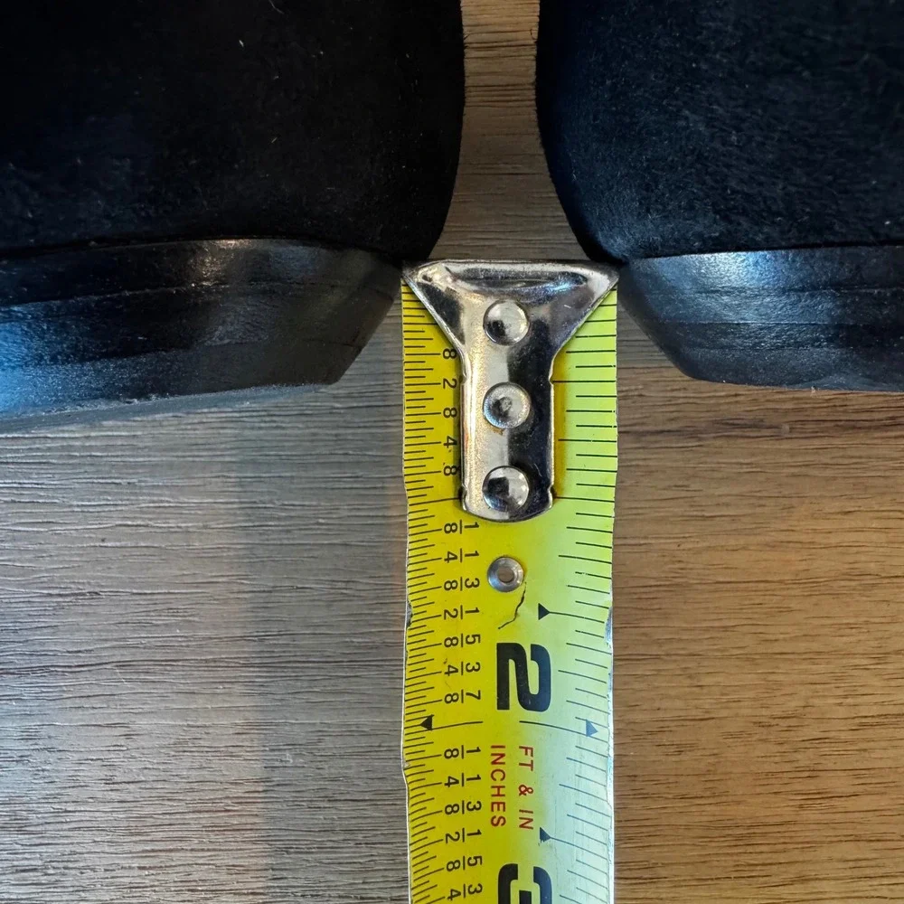 Eileen Fisher Women 6.5‎ Black Suede Pointed Toe d'Orsay Flats Elastic Strap